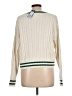 Prince 100% Cotton Ivory Pullover Sweater Size L - photo 2
