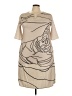 Unbranded Graphic Tan Casual Dress Size 2X (3XL) - photo 1