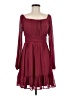 Assorted Brands Solid Burgundy Cocktail Dress Size M (estimated) - photo 1