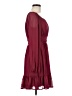 Assorted Brands Solid Burgundy Cocktail Dress Size M (estimated) - photo 4