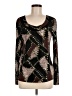 Vintage Suzie Brown Long Sleeve Top Size M - photo 1