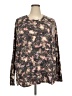 Nic + Zoe Floral Brown Pullover Sweater Size 3X - photo 1