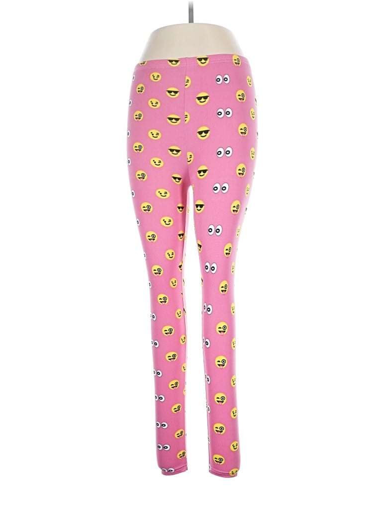Pre-owned Assorted Brands Leggings In Pink