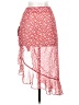 Tularosa 100% Polyester Paisley Red Casual Skirt Size S - photo 2