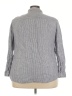 L.L.Bean Chevron-herringbone Gray Long Sleeve Button-Down Shirt Size 2X - photo 2