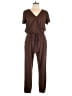 Prettygarden Solid Brown Jumpsuit Size L - photo 1