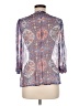 Scoop Purple 3/4 Sleeve Blouse Size M - photo 2