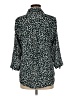 A. Byer 100% Polyester Animal Print Teal 3/4 Sleeve Blouse Size M - photo 2