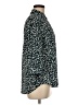 A. Byer 100% Polyester Animal Print Teal 3/4 Sleeve Blouse Size M - photo 4