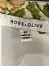 Rose + Olive 100% Polyester Floral Ivory 3/4 Sleeve Blouse Size 3X - photo 7
