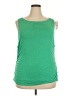 J.Crew Solid Green Sleeveless Top Size 3X - photo 1