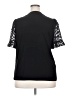 Anne Klein Black Short Sleeve Blouse Size 2X - photo 2