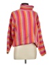 Lumiere 100% Polyester Color Block Pink Turtleneck Sweater Size M - photo 1