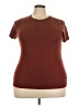 Torrid Brown Active T-Shirt Size 2X Plus (2) - photo 1