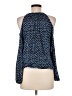 MICHAEL Michael Kors Blue Long Sleeve Blouse Size M - photo 2