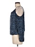MICHAEL Michael Kors Blue Long Sleeve Blouse Size M - photo 5