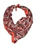 Unbranded Paisley Red Scarf One size - photo 1