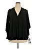 Dana Kay Black 3/4 Sleeve Blouse Size 18 - photo 1