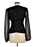 Jackie Jon 100% Polyester Black 3/4 Sleeve Blouse Size M - photo 2