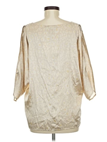St. John 3/4 Sleeve Silk Top (view 2)