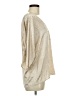 St. John Gold 3/4 Sleeve Silk Top Size M - photo 4