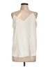 Express 100% Polyester Ivory Sleeveless Blouse Size L - photo 1