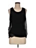 BCBGMAXAZRIA 100% Silk Black Sleeveless Silk Top Size M - photo 1