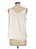 Express 100% Polyester Ivory Sleeveless Blouse Size L - photo 2