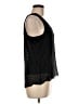 BCBGMAXAZRIA 100% Silk Black Sleeveless Silk Top Size M - photo 4
