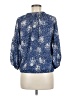 Sienna Sky 100% Polyester Blue 3/4 Sleeve Blouse Size M - photo 2