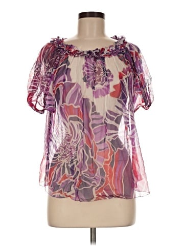 Elie Tahari Short Sleeve Blouse (view 1)