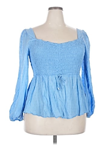 chic soul (chicsoul.com) 3/4 Sleeve Blouse (view 1)