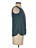 Ann Taylor LOFT 100% Polyester Teal Sleeveless Blouse Size XXS - photo 4