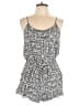 Ambiance 100% Rayon Graphic Gray Romper Size L - photo 1