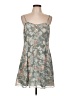 BCBGeneration 100% Polyester Floral Gray Casual Dress Size 12 - photo 1