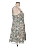 BCBGeneration 100% Polyester Floral Gray Casual Dress Size 12 - photo 4
