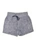 Violets & Roses Solid Blue Shorts Size 8 - photo 1
