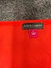Vince Camuto 100% Polyester Orange Sleeveless Blouse Size L - photo 7