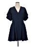 1.State 100% Polyester Solid Blue Casual Dress Size XL - photo 1
