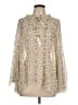 Molly Bracken 100% Polyester Ivory Long Sleeve Blouse Size L - photo 1