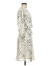 Habitual 100% Polyester Animal Print Ivory Casual Dress Size Med (2) - photo 4