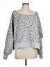 Aerie Animal Print Gray Pullover Sweater Size L - photo 1