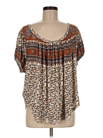Free People Short Sleeve Blouse (view 1)