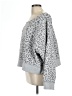 Aerie Animal Print Gray Pullover Sweater Size L - photo 5