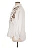 Talbots 100% Cotton Ivory Long Sleeve Blouse Size XL - photo 5