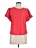 Studio B by BOBEAU Red Short Sleeve Top Size L - photo 1