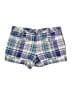 Gap Outlet 100% Cotton Plaid Blue Shorts Size 8 - photo 2