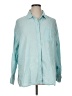 Old Navy Solid Teal Long Sleeve Button-Down Shirt Size XL (tall) - photo 1