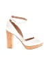 Sun + Stone White Heels Size 9 (wide) - photo 1