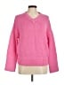 Banana Republic 100% Cotton Solid Pink Pullover Sweater Size M - photo 1